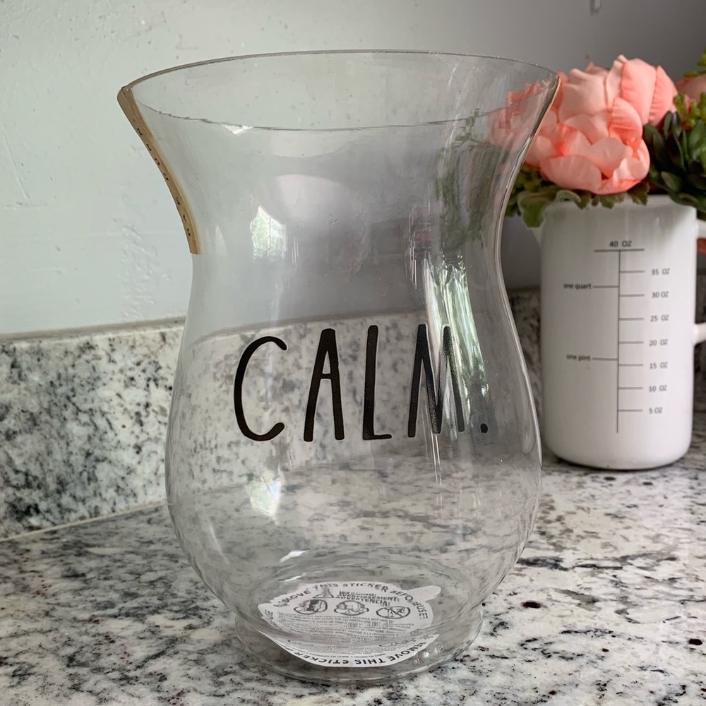 Rae Dunn | Calm Clear Glass Flower Vase